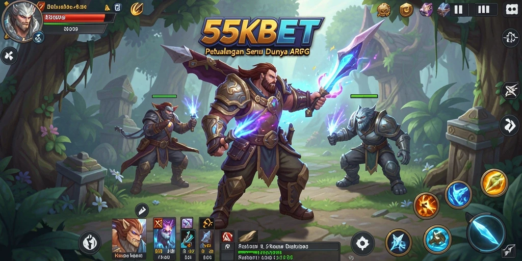 Tampilan gameplay ARPG yang penuh aksi dan strategi.