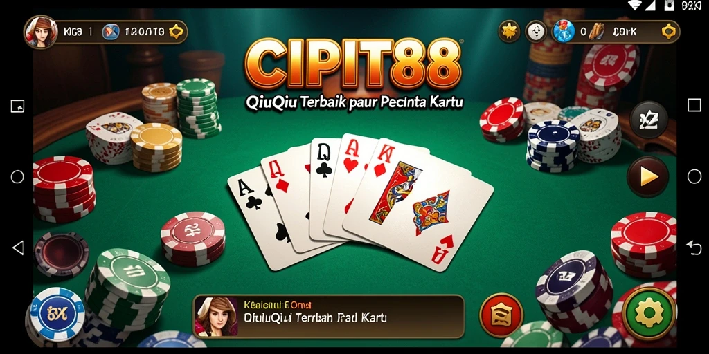 Tampilan gameplay QiuQiu yang mendebarkan dan interaktif.