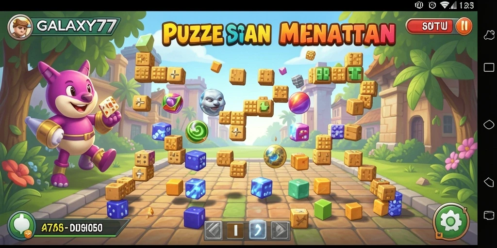 Tampilan gameplay seru di GALAXY77 yang penuh tantangan.