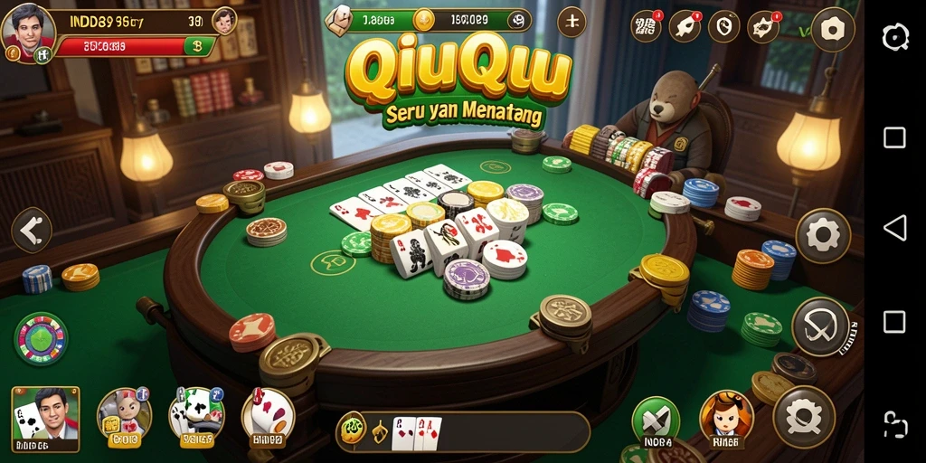 Gameplay seru QiuQiu di IND89