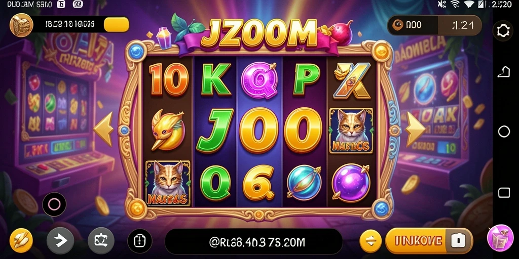 Tampilan gameplay J200M yang menarik dengan berbagai tema Slot.