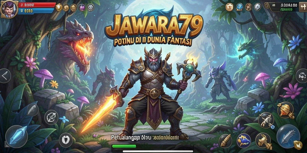 Tampilan menarik dari gameplay petualangan JAWARA79.