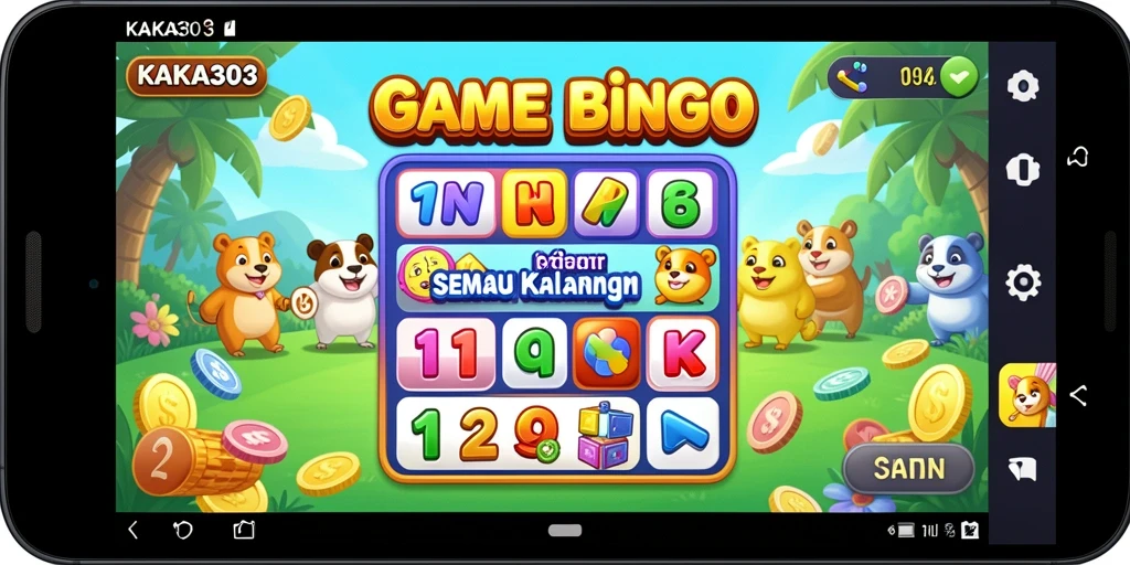 Screenshot gameplay KAKA303 menampilkan keseruan bermain Bingo.