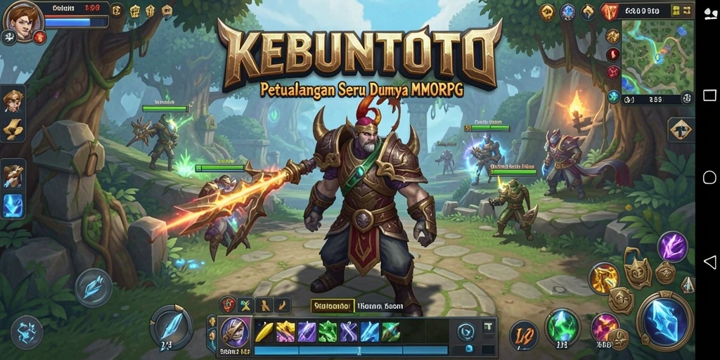 Tampilan menakjubkan dari gameplay KEBUNTOTO dalam dunia MMORPG.