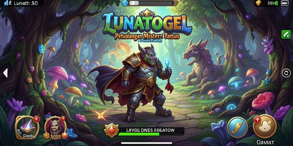 Tampilan gameplay <strong>LUNATOGEL</strong> dengan grafis dan teka-teki menantang.