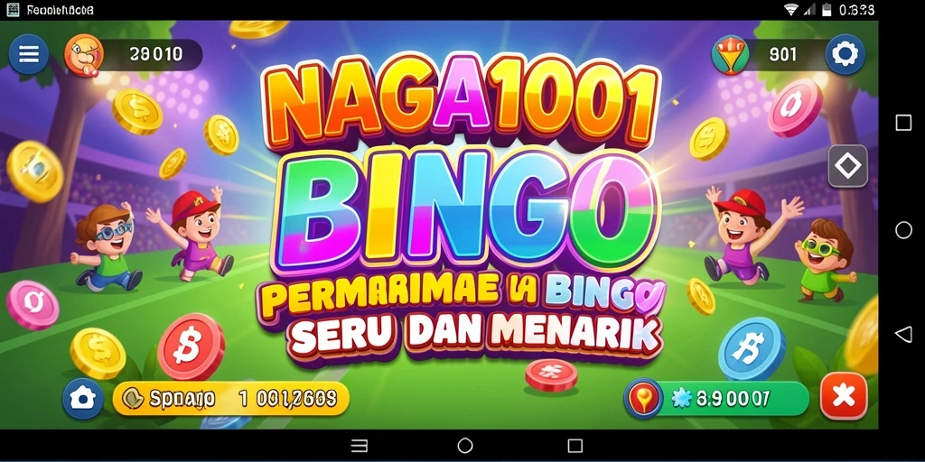Screenshot gameplay NAGA1001 menampilkan permainan Bingo yang menarik.