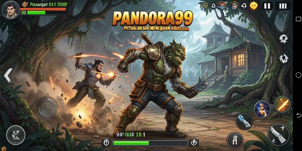 Tampilan gameplay PANDORA99 yang memikat dan mendebarkan.