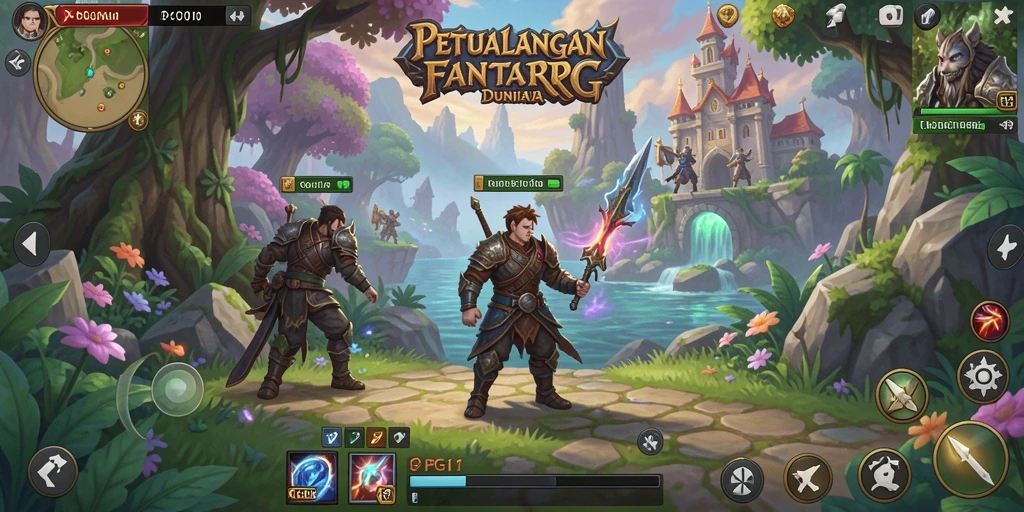 Tangkapan layar PG11 menunjukkan aksi pertempuran seru di dunia RPG.