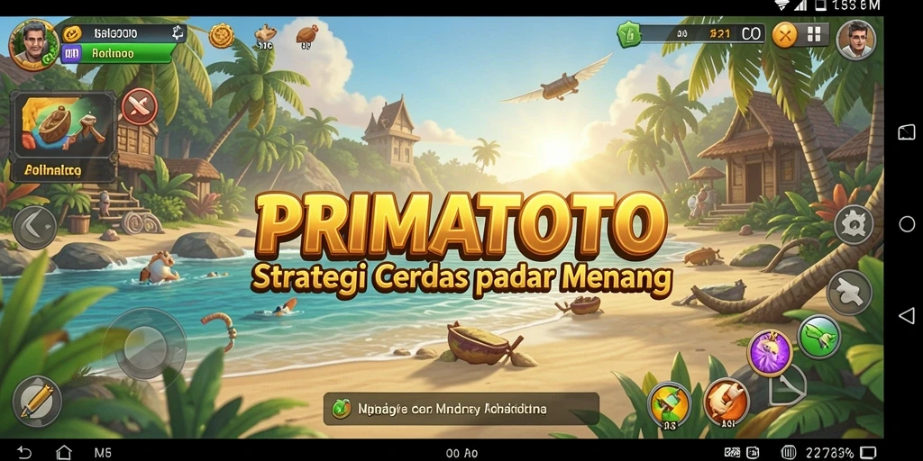 Tampilan seru gameplay PRIMATOTO dalam strategi.
