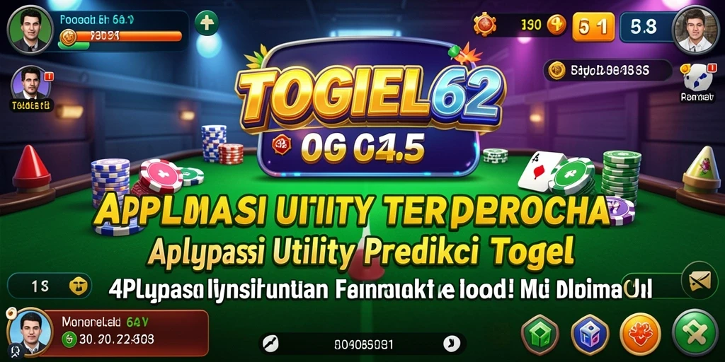 Screenshot TOGEL62 menampilkan antarmuka aplikasi dengan berbagai fitur analisis angka.